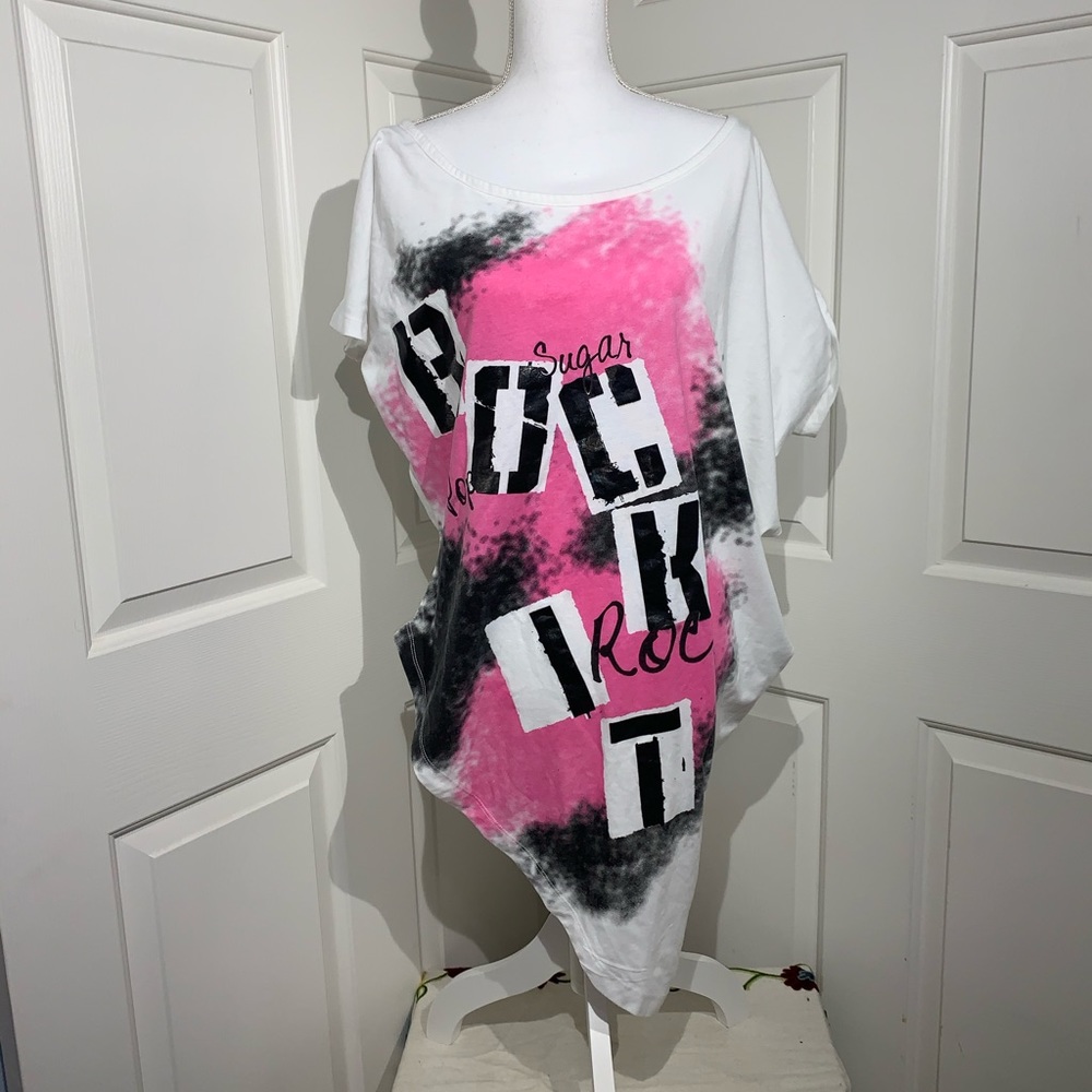 3/$10 🔆 Sugar Factory Asymmetrical Rock It Top